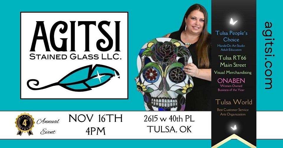 Cherokee Stained Glass Award Winning Artist, Tulsa Oklahoma