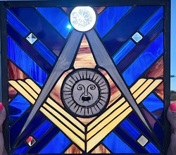1 of 10 Windows Custom Designed and painted by B Hines-Lee